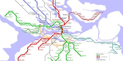 Карта метро Стакгольм Швецыя