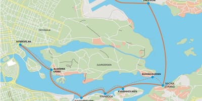 Карта звернутыя Стакгольм