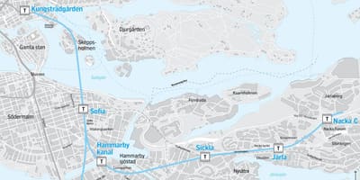 Карта нака Стакгольм
